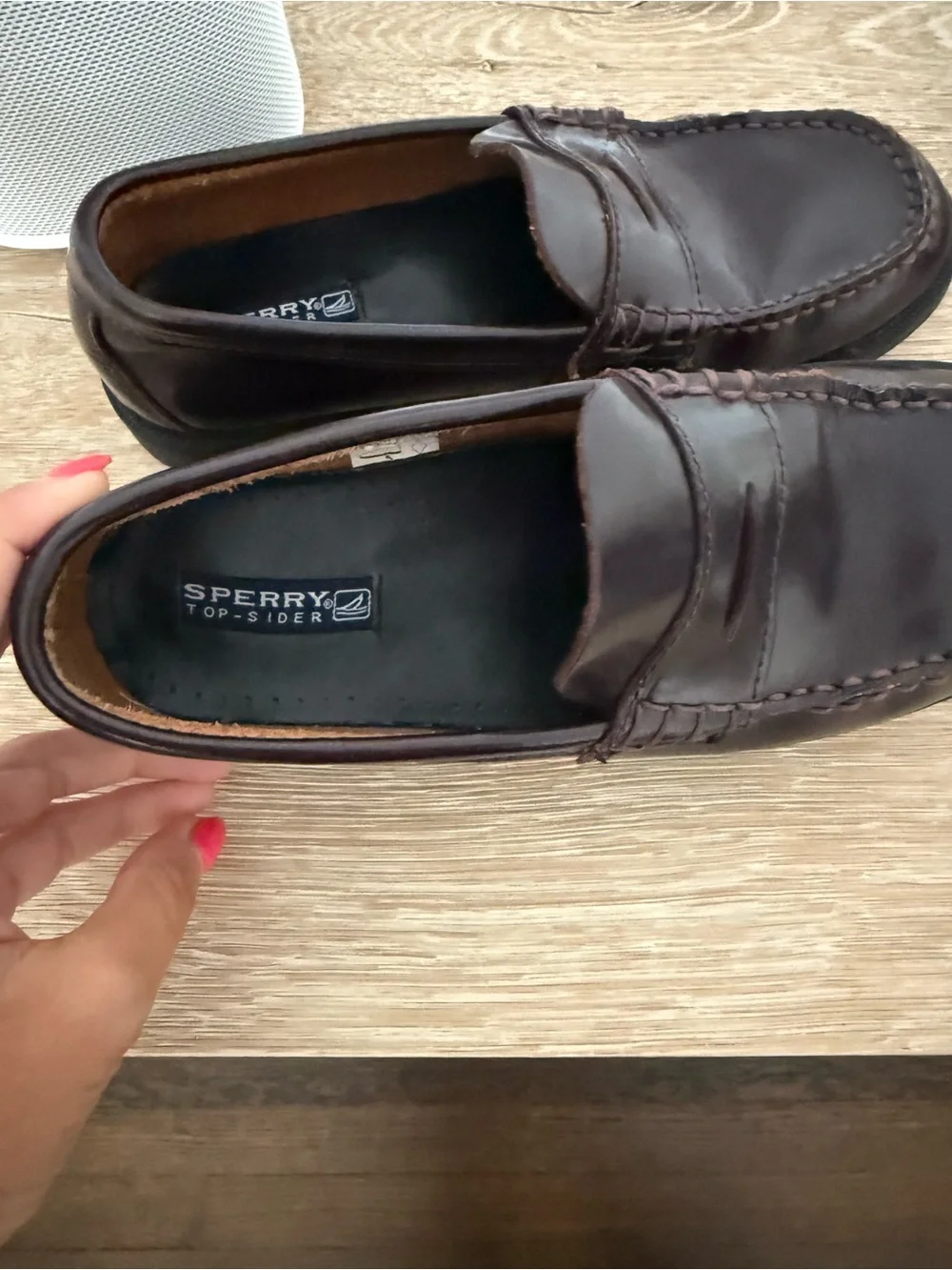 Sperry Boy’s Classic Penny Loafer in Dark Brown